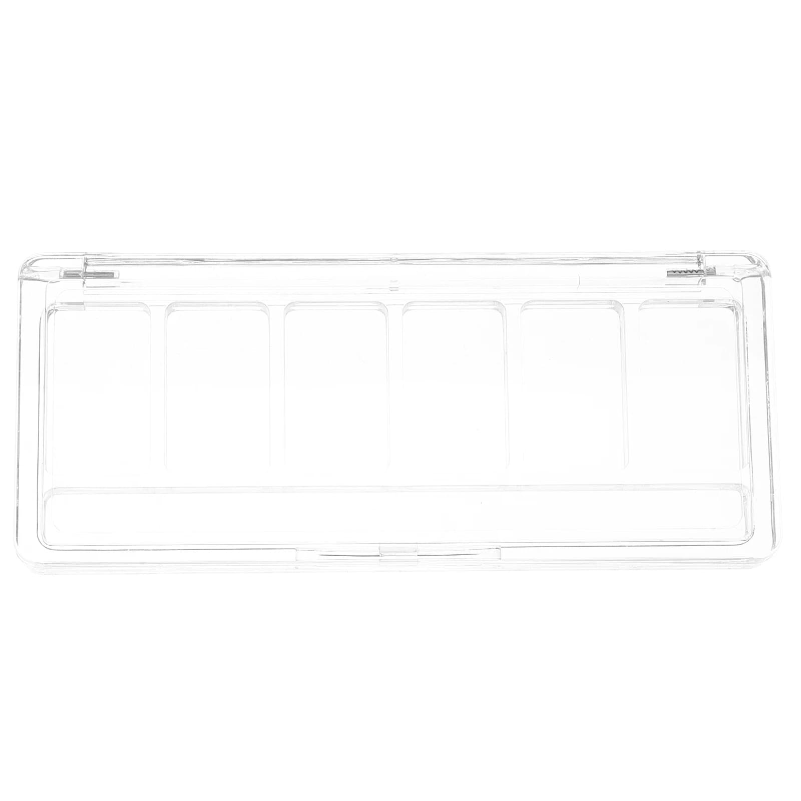 Empty Shades for Transparent Umbrellas with 6 Parts, Makeup Box, Organizer for Blush and Corrector, Travel Case