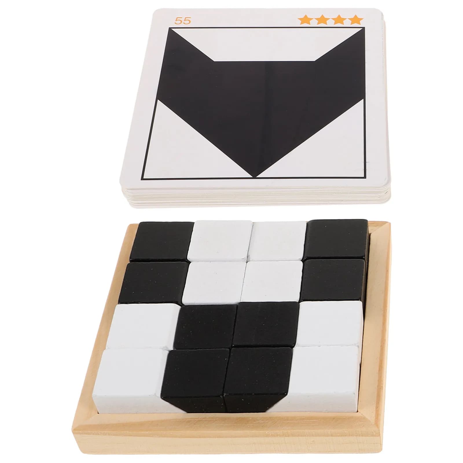 Gioco da Tavolo in Legno per Bambini, Allenamento del Pensiero Cognitivo, Sviluppo dell'Immaginazione, Interazione Genitore-Figlio Creativa