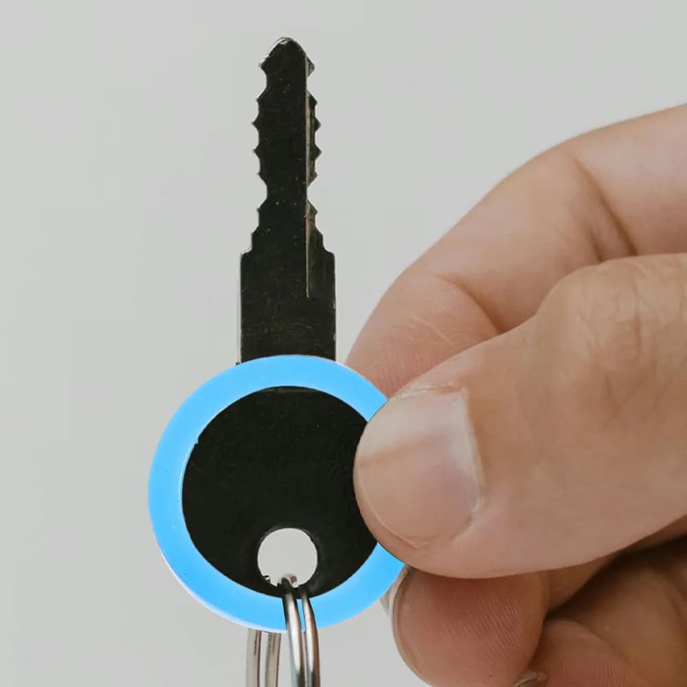 Set di 9 Coprichiavi in Silicone Flessibili e Morbidi, Identificatori Colorati, Protezioni per Chiavi di Casa e Auto