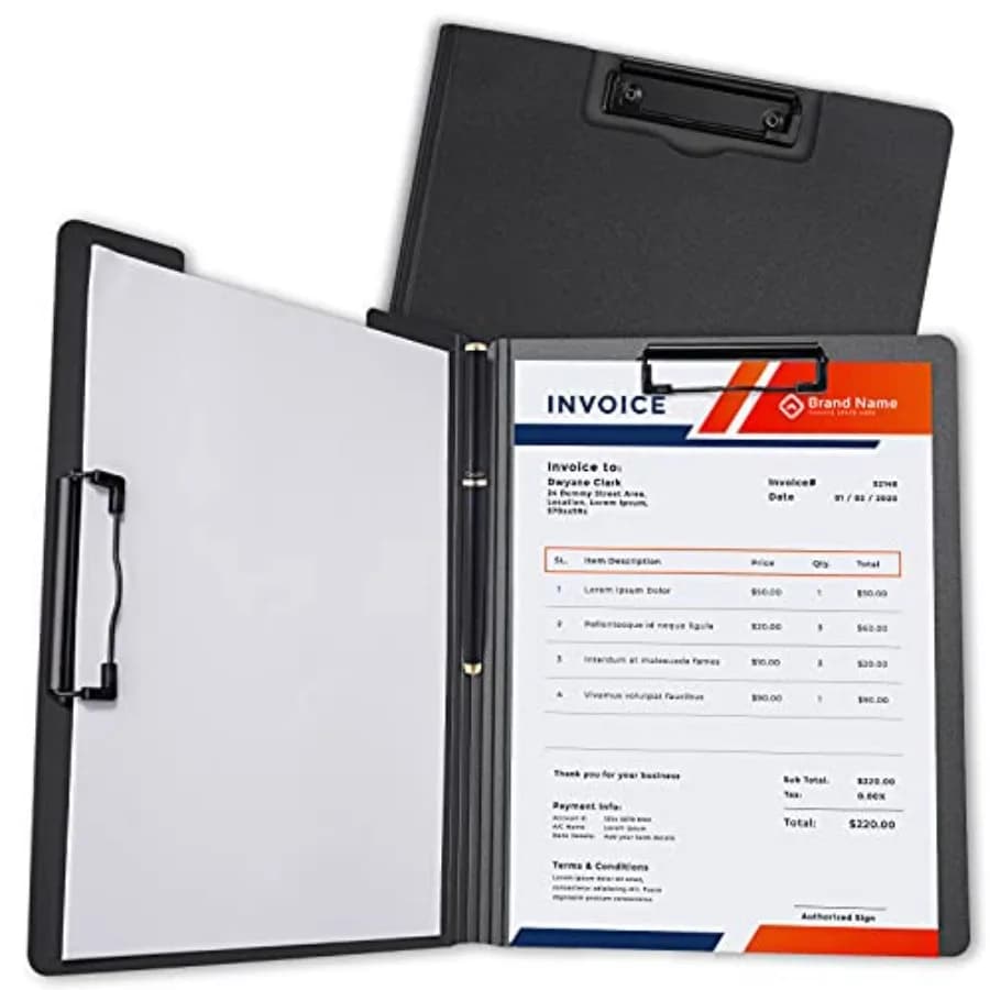 A4 Size Nursing Foldable Cover Clipboard with Pen Holder PP Foam Stationery Document Holder File Organizer Folder Writing Pad f
