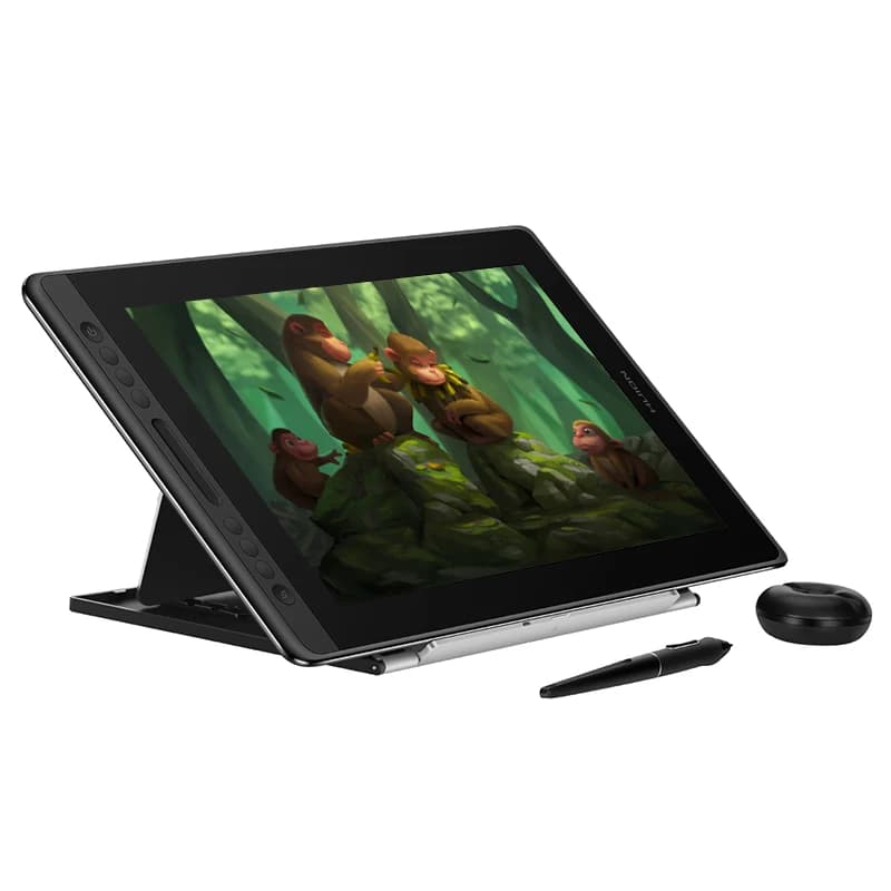 Tavoletta grafica HUION Kamvas Pro 16 Monitor da 15,6 pollici per disegno artistico Schermo completamente laminato compatibile con PC Windows MacOS