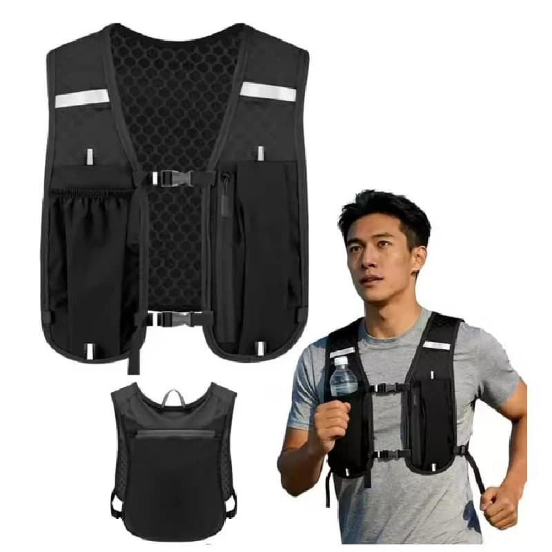 Running Hydration Vest for Women and Men Water-Resistant Breathable Backpack for Run Hiking Cycling Trail Marathons Light Weight