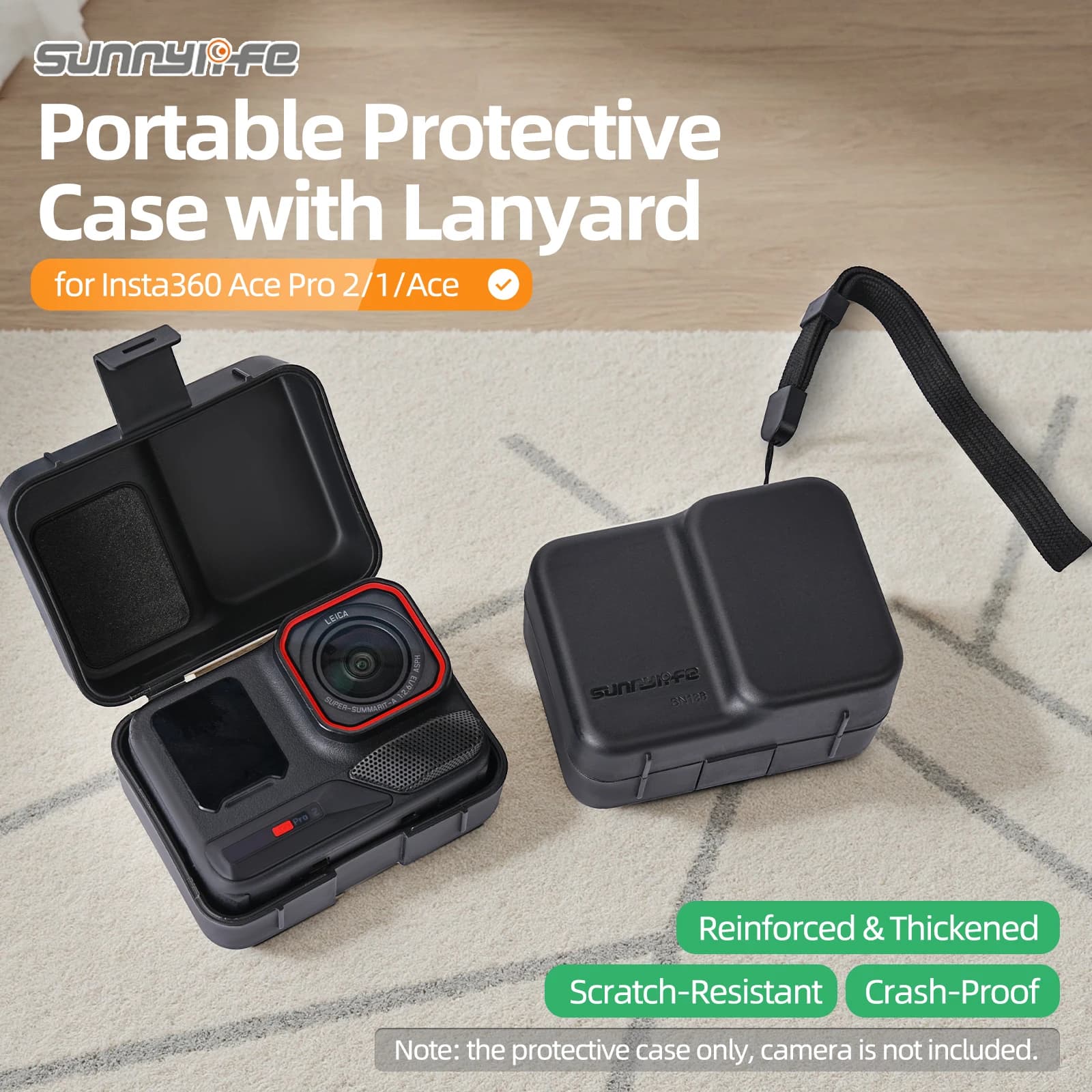 Protective Housing for Insta360 Ace/Ace Pro2/1, Protective Cover Anti-scratch, Protective Shoe for Camera, Accessories