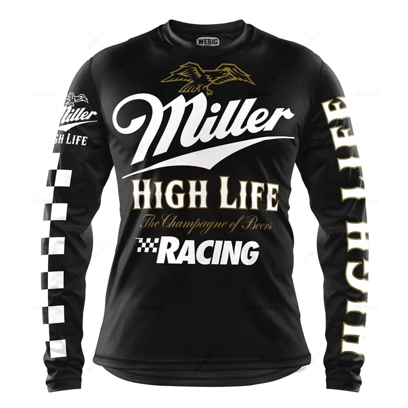 2023 moto Mountain Bike Jersey MTB Offroad bicicletta locomotiva camicia Cross Country Enduro campeggio pesca caccia vestiti