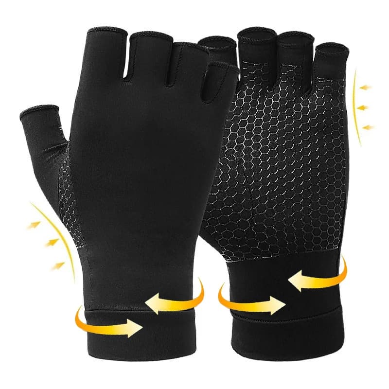 Grape-Free Grape-Stainless Gloves for Solve from Pain from Arthritis, Anti-slip Gloves for Tunnel Carpaideo Syndrome for Work, Fitness, Recovery and Digitation