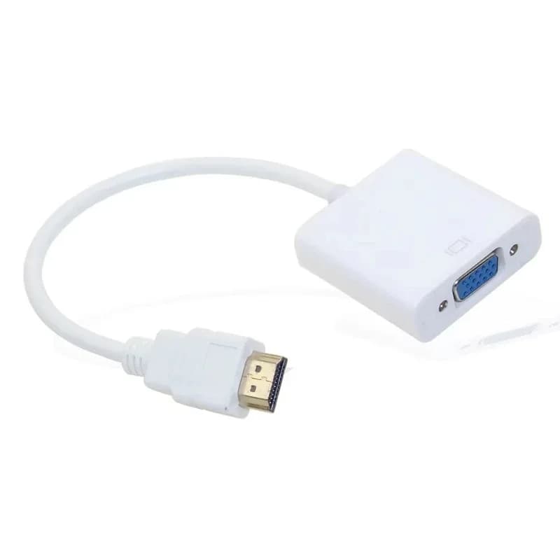0.25MD Digital-analog Video Audio Converter Connector VGA HDMI-compatible VGA Adapter for Xbox 360 PS4 PC Laptop TV Box