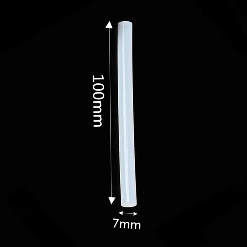 7x100mm plastica trasparente Hot Melt Gun colla stick Home Power pistola termica adesivo ad alta viscosità strumento cassa del telefono gioielli fai da te