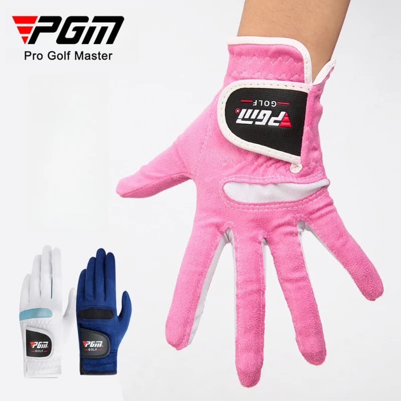 PGM 1 paio di guanti da golf da donna, guanti sportivi in microfibra, morbidi, traspiranti, protezione solare e antiscivolo ST009