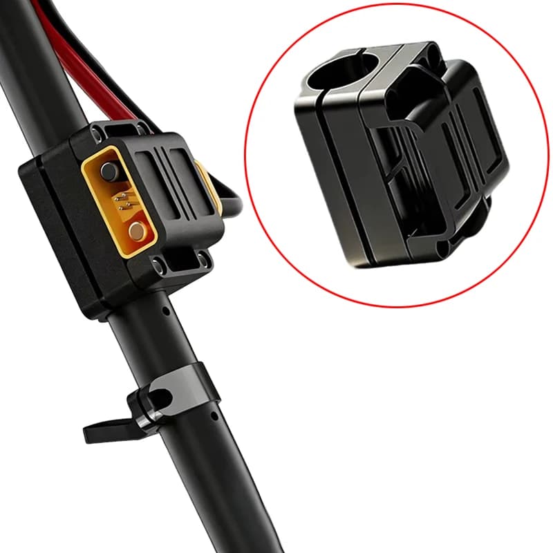 2 Pezzi Staffa di Montaggio XT90 AS150U Diametro Base 20mm per Connettore Tubolare, Fissaggio per Drone Agricolo RC Multicottero