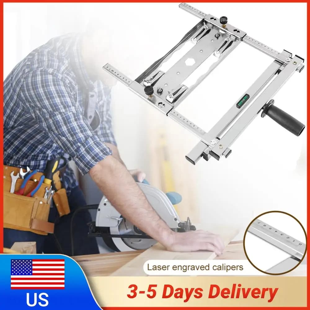 Wood Cutting Guide, Quick Positioning Support Panel, Woodworking Tools