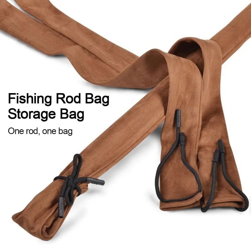 Folding Portable Fishing Tackle Storage Bag Multifunctional Large Capacity Fishing Rod Bag Canvas Rod Pouch Outdoors