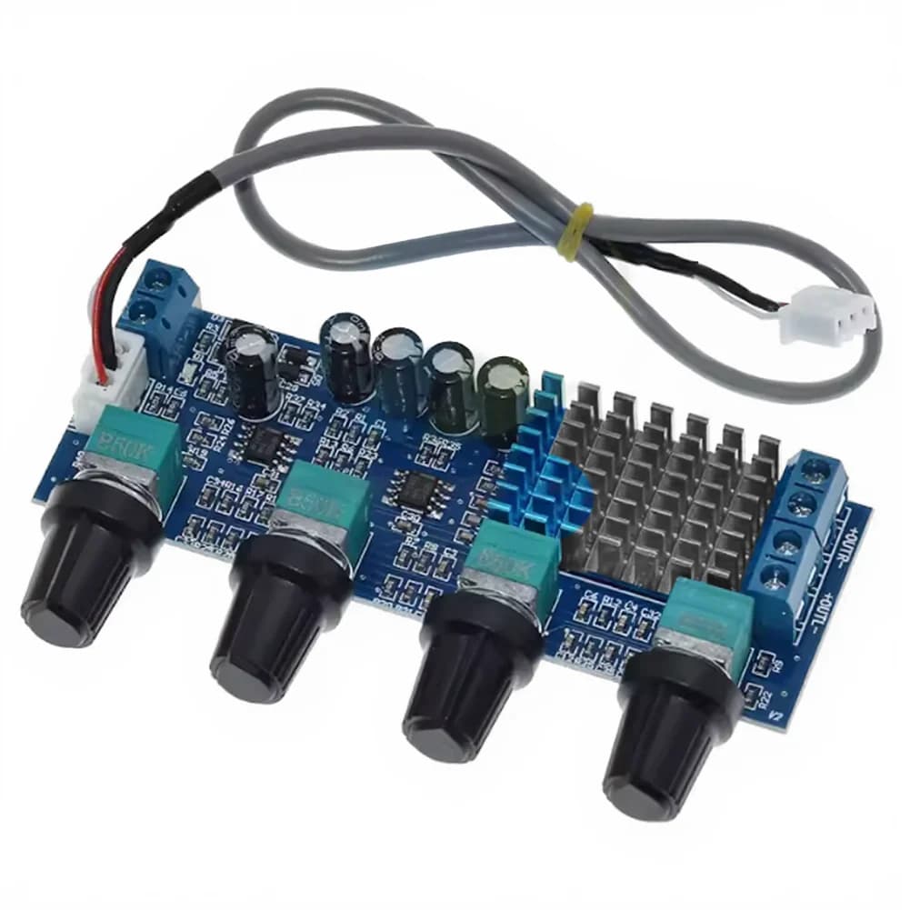 Scheda Audio XH-M577 a Doppio Canale 2x80W, Modulo di Controllo del Tono Digitale per Home Theater e Sistemi Audio Portatili