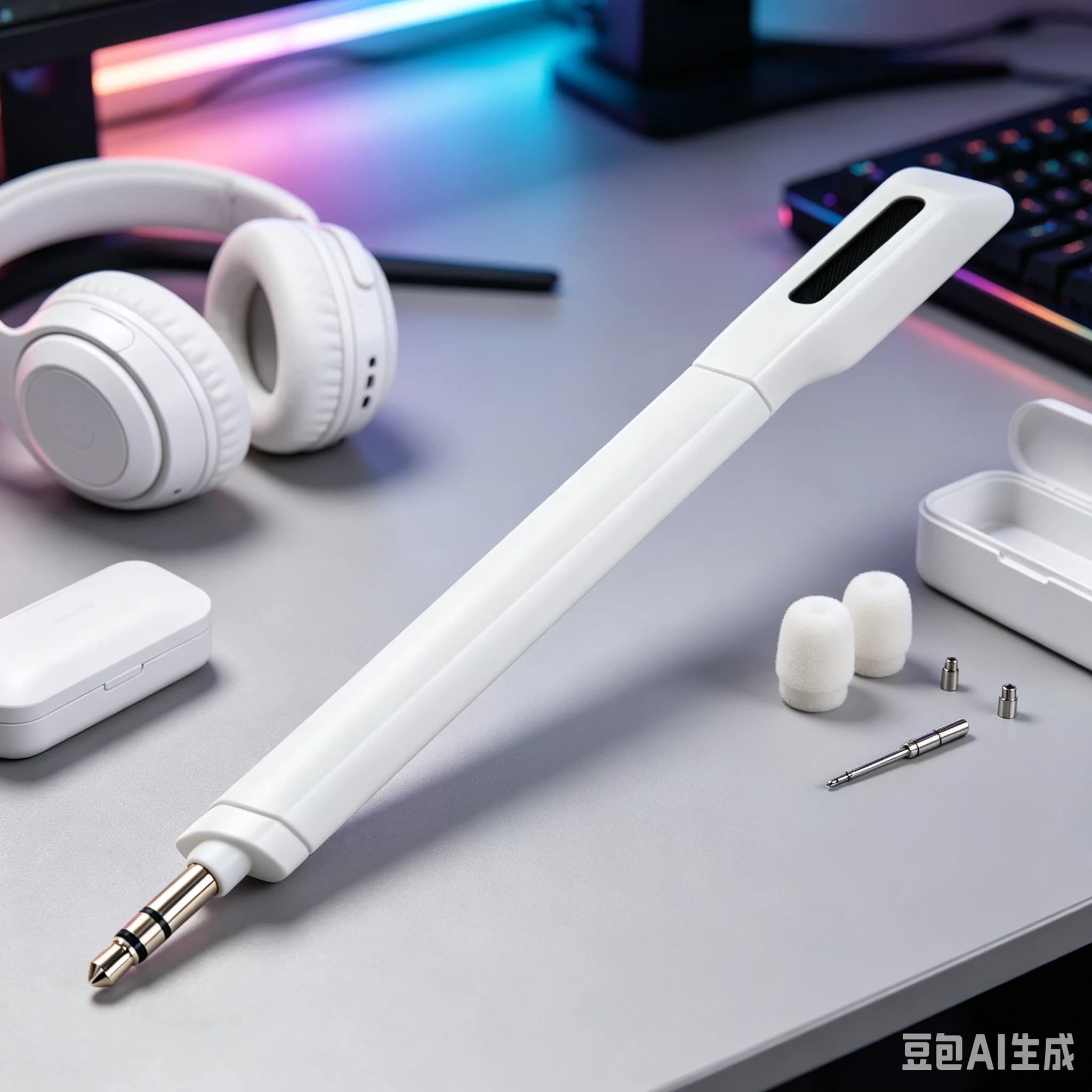 Microphone For Logitech G733 Wireless Headset Clear Sound Noise Reduction Mic For Gaming Earphone Modified Accessories