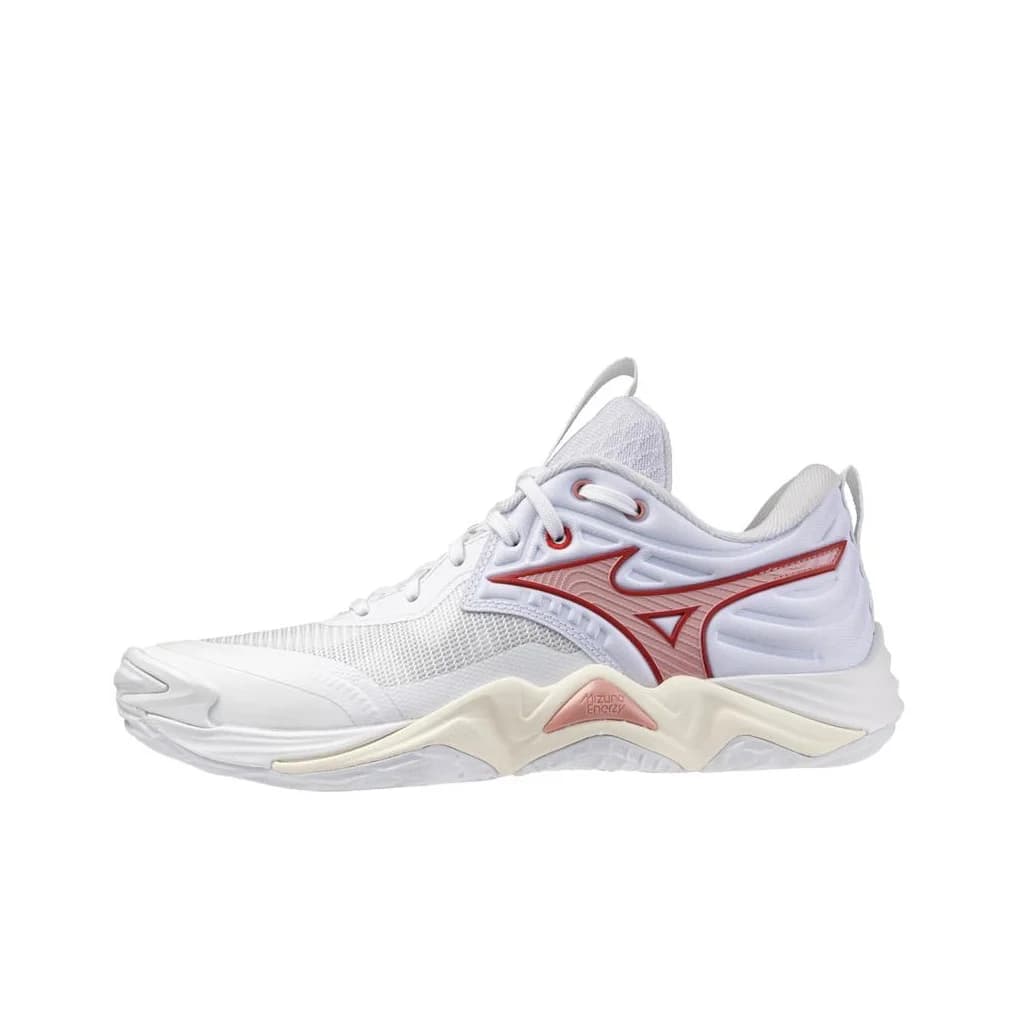 Mizuno WAVE MOMENTUM ELITE Support Volleyball Shoes Women's White Red V1GC251273