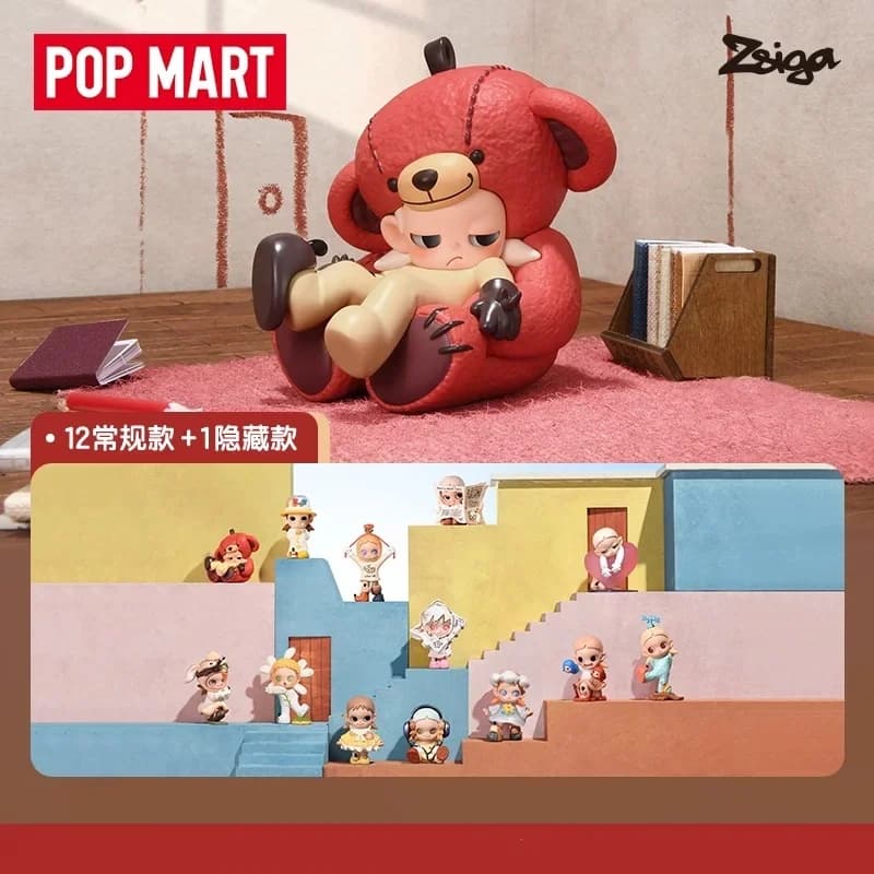 POPMART Zsiga Under The Sun Series Blind Box Toy Kawaii Anime Action Figure Surprise Mystery Box Dolls Girls Gift