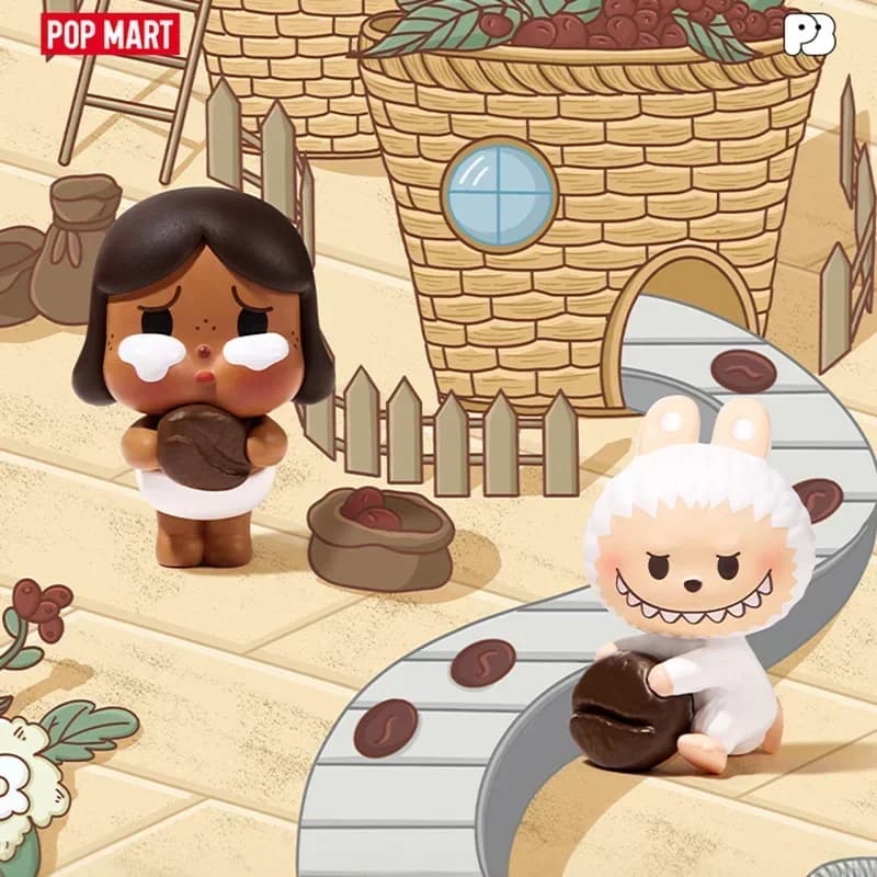 POP MART POPBEAN Coffee Factory Series Blind Box - Simpatico anime Figure Ornaments Regalo Giocattoli originali Borsa per bambole