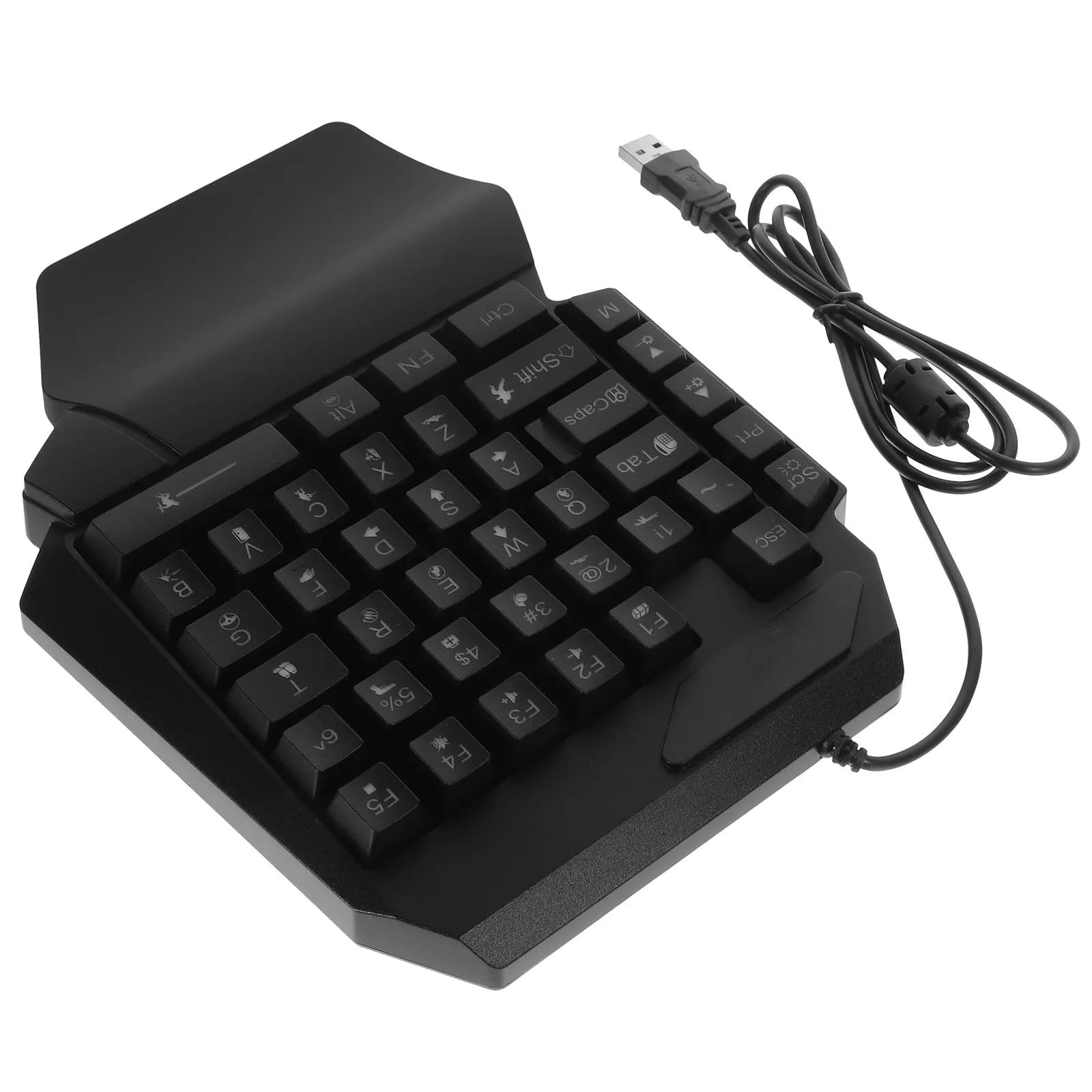 Tastiera da Gaming Retroilluminata, Design Professionale Robusto, Funzionamento Preciso, Ideale per Casa, Dormitorio, Computer, Giochi Elettronici