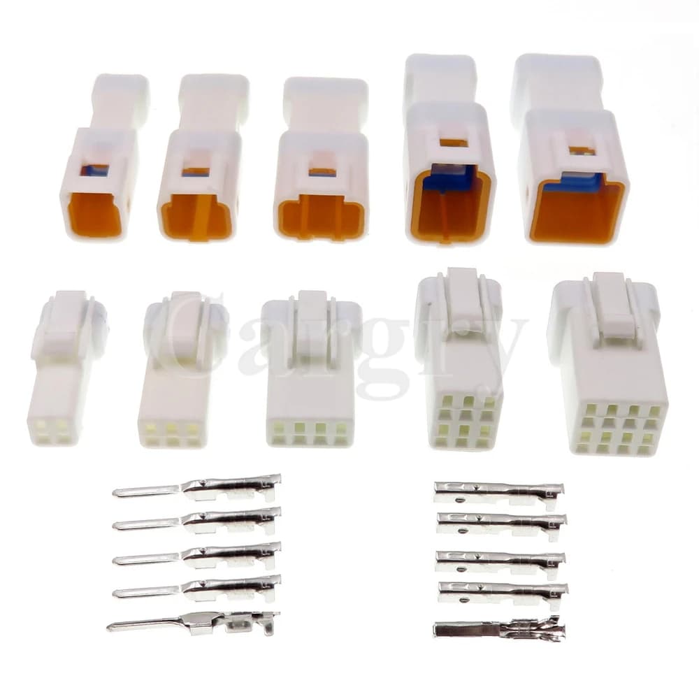 1 Set 2/3/4/6/8P serie JST maschio femmina prese di aggancio spine di testa JST02R-JWPF-VSLE connettori impermeabili per automobili