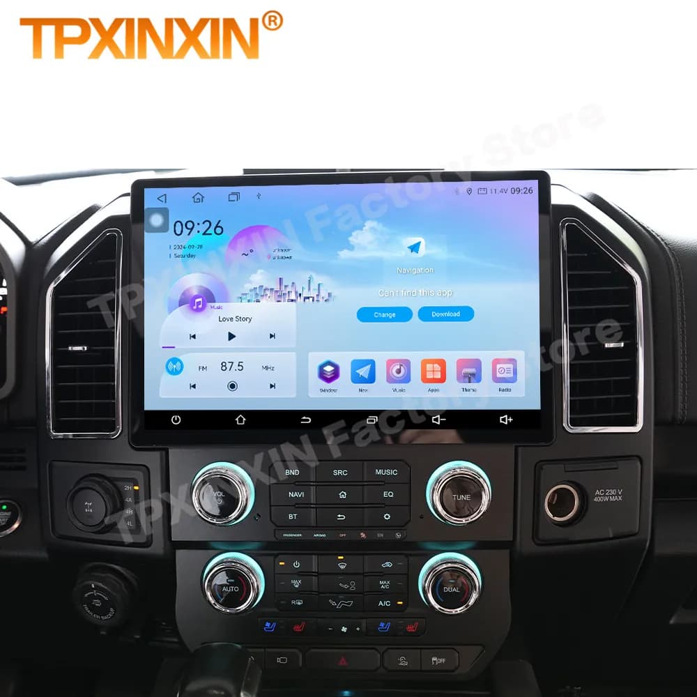 13.1 Inch Smart HD Screen For Ford F150 2015~2021 Android Auto Multimedia GPS Navigation Carplay IPS Car Accessories Head Unit