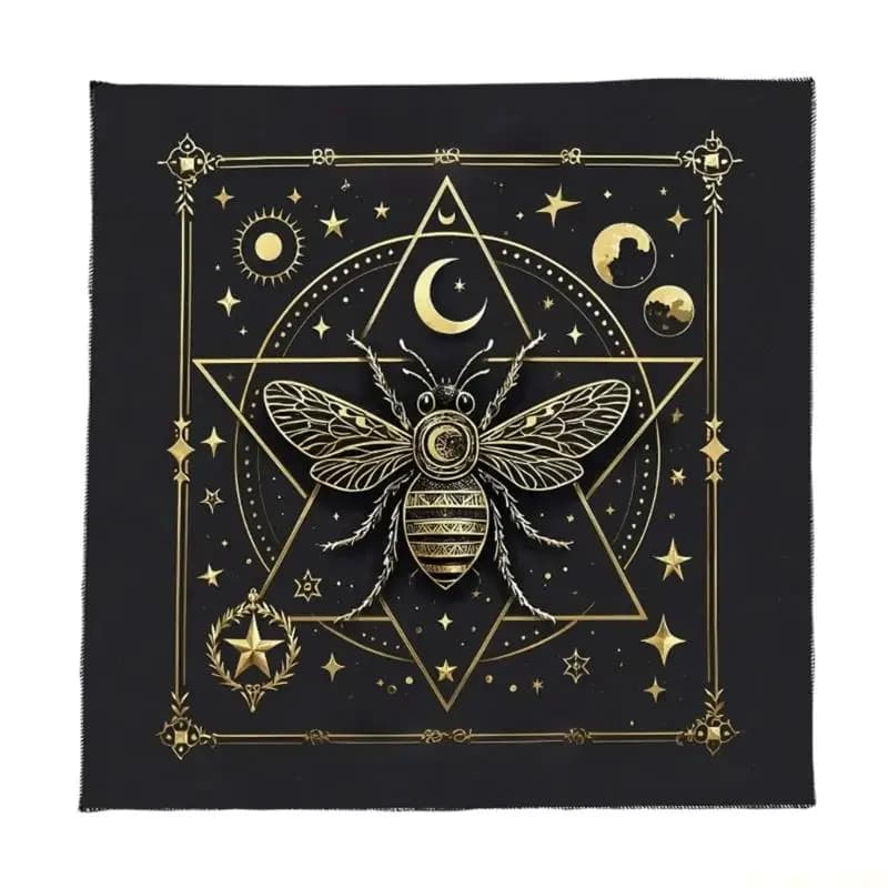 M5TC Tarots Card Tablecloth Altars Cloth Oracles Divinations Board Game Accessories