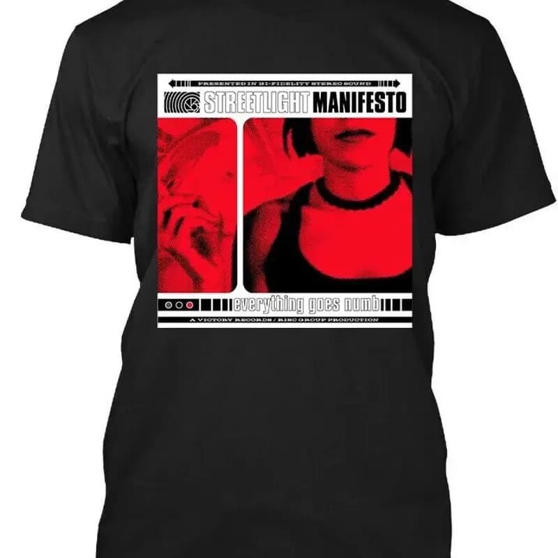 New Streetlight Manifesto Everything Goes Numb American Retro T Shirt S 4XL