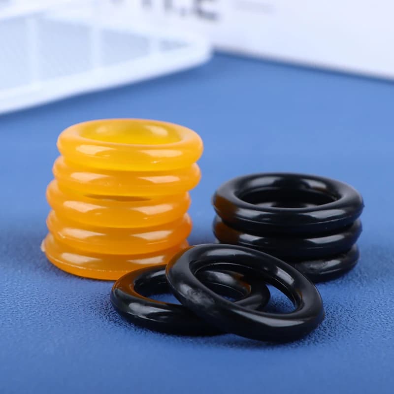 Accessori per macchine da cucire industriali con anello in gomma per avvolgitore di bobina per macchina da cucire da 5 pezzi