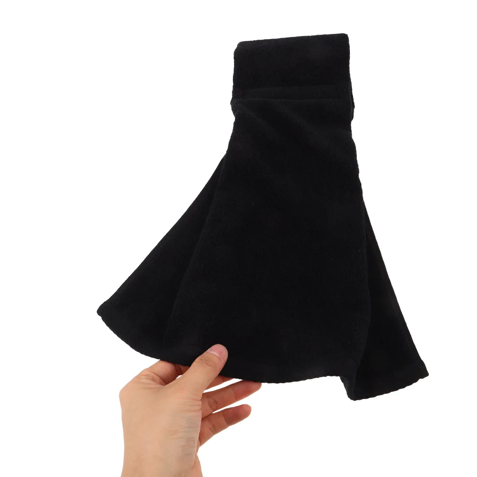 2Pcs Football Quarterback Towels Cotton Dry Belt Loop Absorbent Hand Towels for Practice Competition White Black