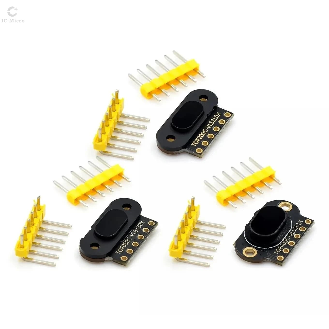 TOF050C 200C 400C Laser Ranging Sensor Module TOF Time-of-flight Distance For Arduino VL6180 VL53L0X VL53L1X 50/200/400CM