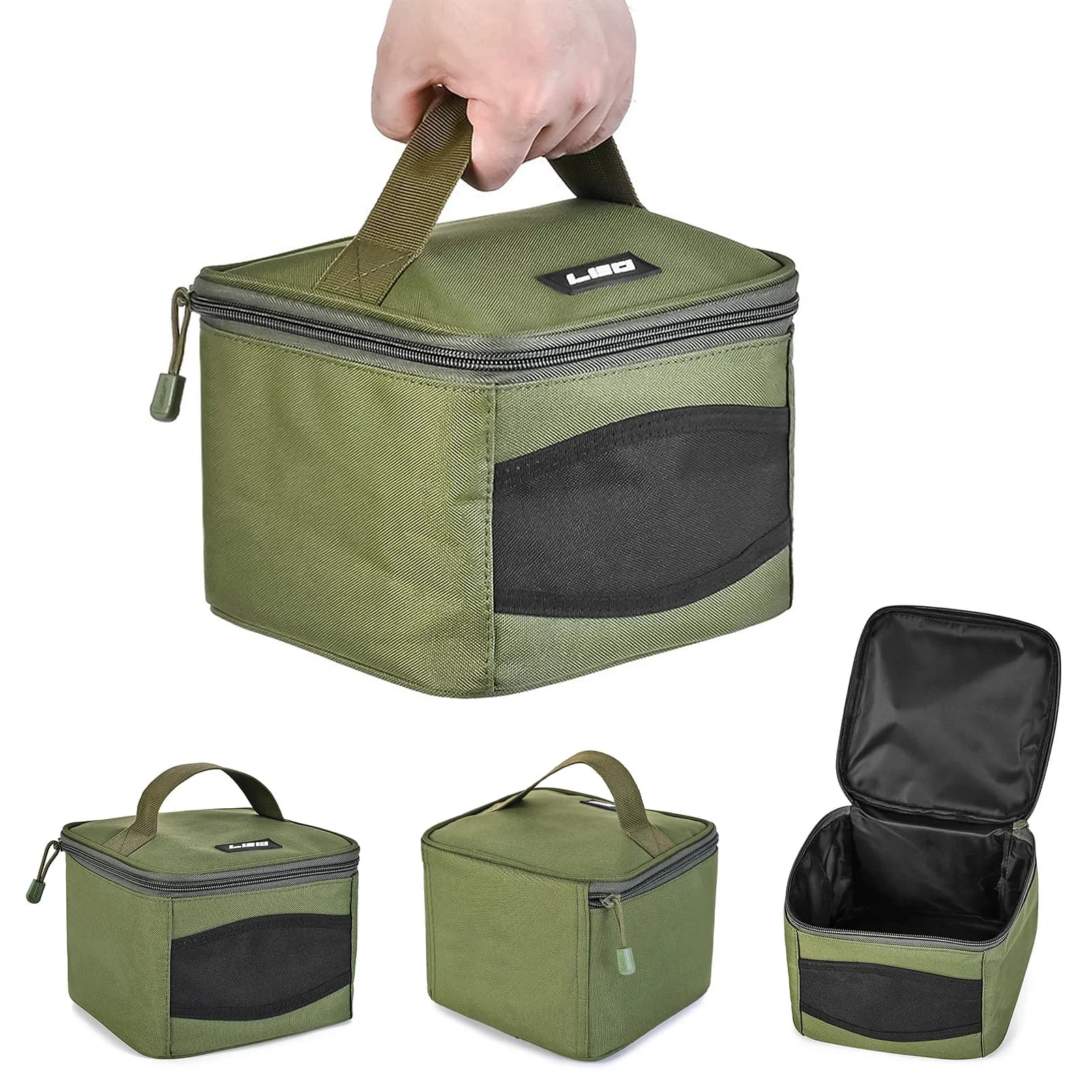 Portable Fishing Mulinel Bag Protective Fishing Mulinel Box Waterproof Mulinello with bait Oxford 600D Pach Fabric Transport Case