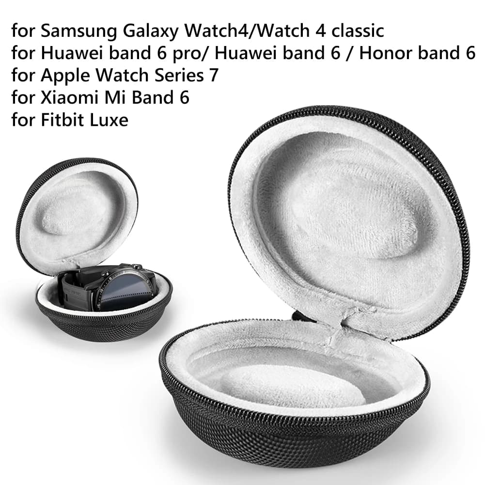 Custodia per orologio intelligente Custodia protettiva per braccialetto intelligente portatile Custodia protettiva in peluche EVA antiurto anticaduta per Samsung Galaxy Watch4