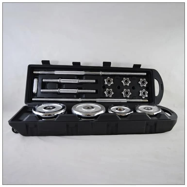 2026 2021 New Arrivals Hot Sale Home Gym Strength Training Paint Dambles Adjustable Chrome Dumbbell Setpromote sales