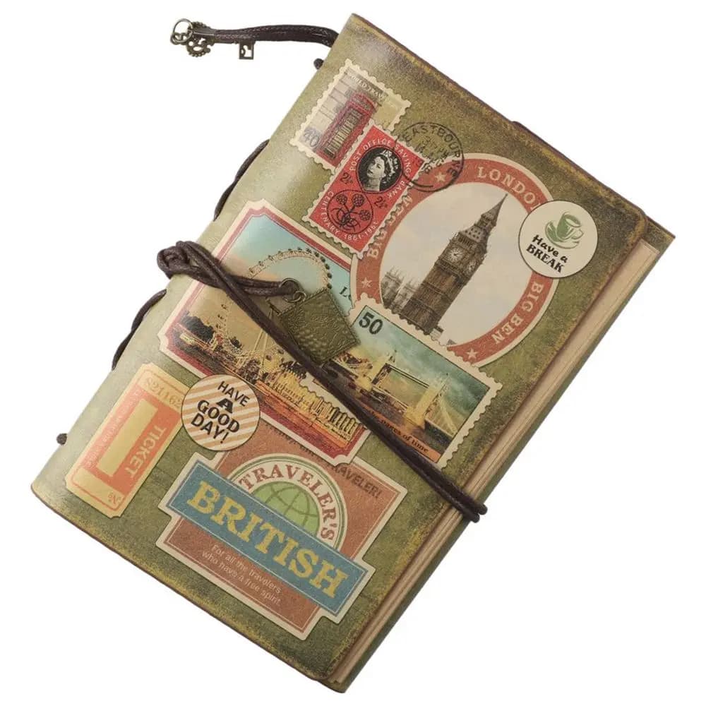 Writing Vintage Traveler Notebook Classic Refillable Journal Leather Writing Pads Gift