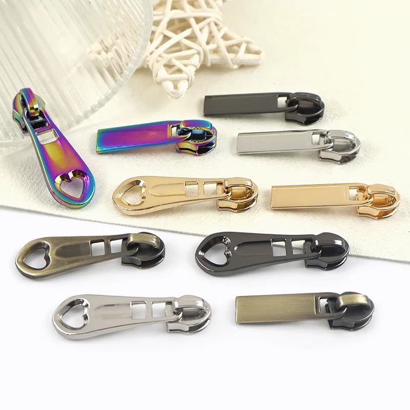 10-30 Pezzi 5 # Tirazip per Cerniere in Nylon, Kit di Riparazione per Borse, Indumenti, Giacche, Accessori per Cucito Fai-da-Te