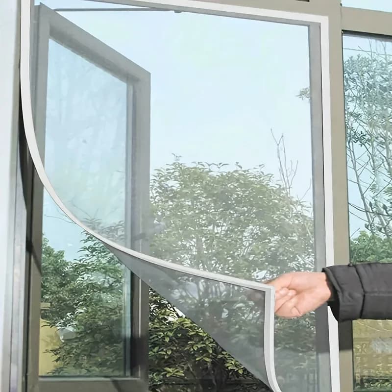 YITAPE 3 Parts Network Anti-Insects for Fai-da-Te Windows with Autoadhesive Tape, Invisible Mosquito net for Windows