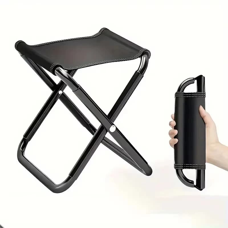 Sgabello da Campeggio Pieghevole con Borsa per il Trasporto, Seduta Leggera per Campeggio, Pesca, Escursionismo, Giardinaggio, Passeggiate e Spiaggia