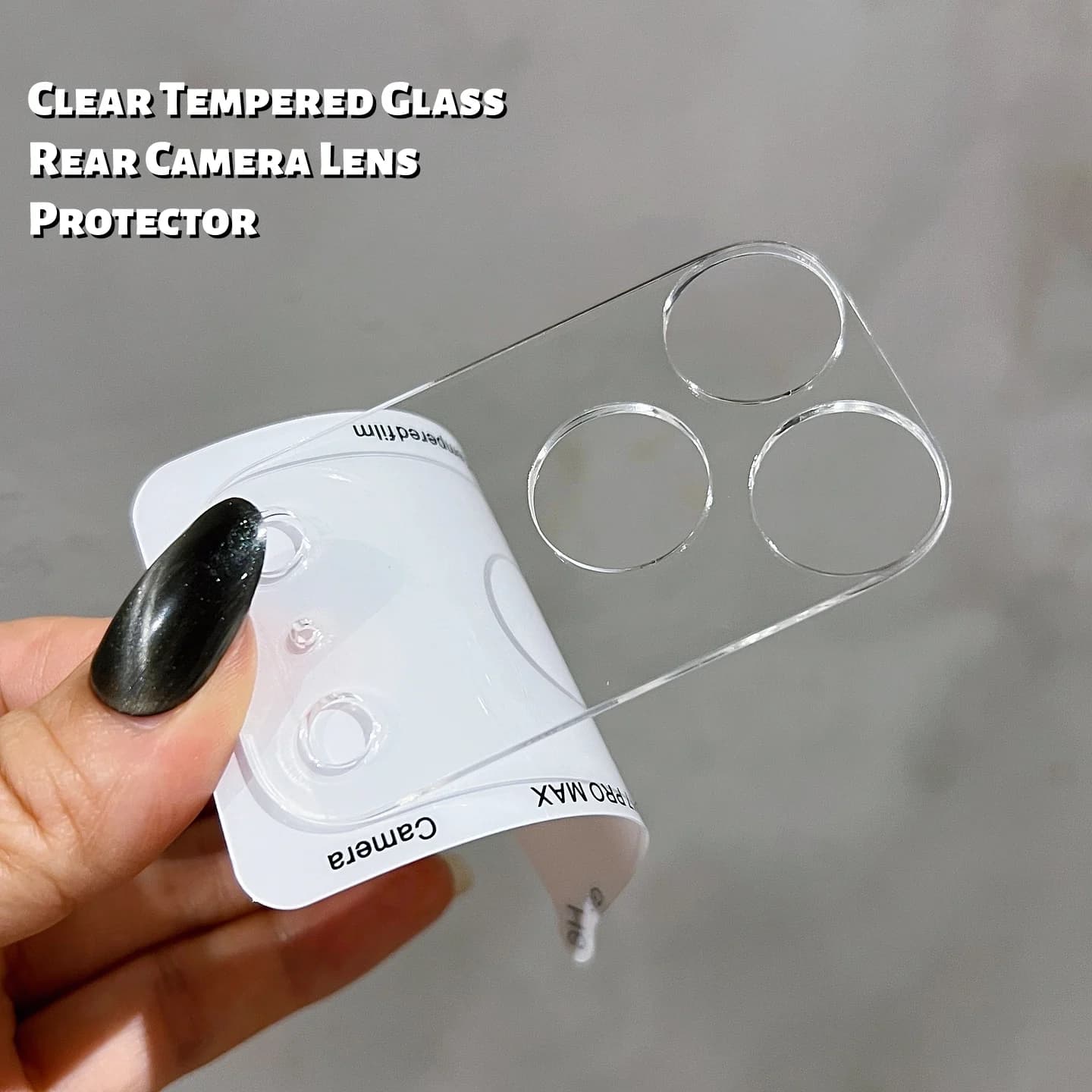 Clear Tempered Glass Rear Camera Lens Protector for iPhone 17 Pro Air 13 14 15 16 Pro Max Lens Cover Screen Protector Lens Ring