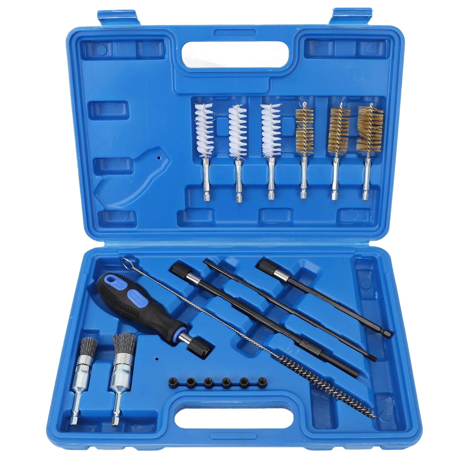 Diesel Injector Seat Hole Cleaning Brush Kit for Cleaning Engine Injectors Rust Resistant Universal Fit For Vehicle