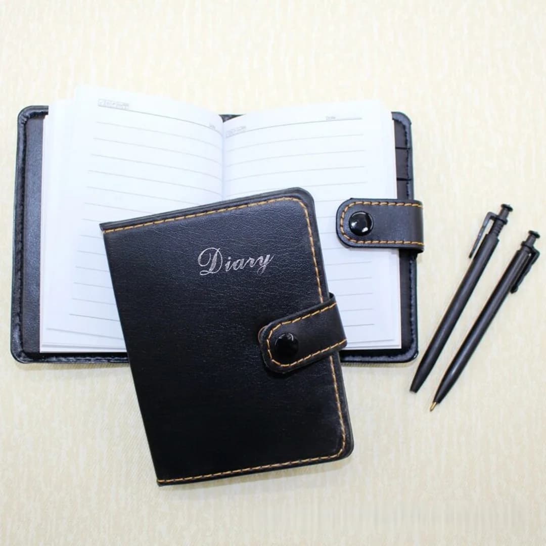 PU Leather Hardcover Notebook Diary Snap Button Lined Journal Planner A5 A6 A7 Notepad Office School Business Memo Gift