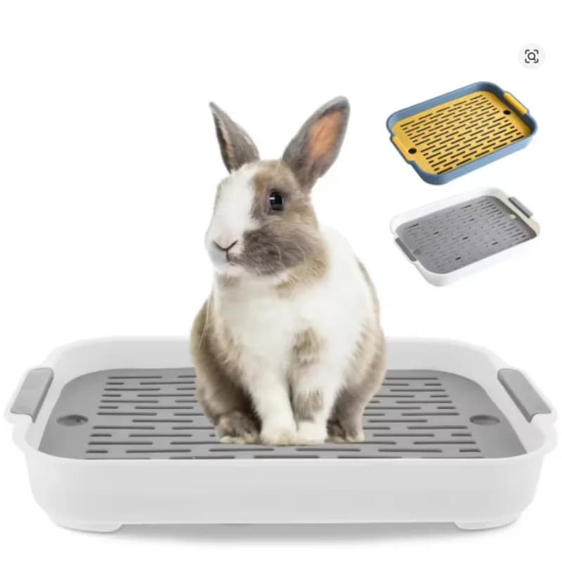 1pc Conigli Lettiera Piccolo Animale Domestico Vassoio Da Toilette Bunnie Angolo Scatola Da Toilette Per Ferret Criceto Drago Gatto Cavia Maiale Olandese Forniture