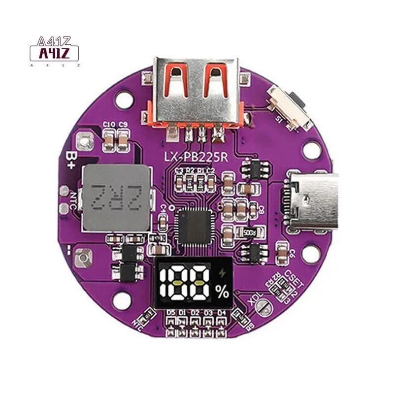 A41Z-22.5W Modulo di ricarica rapida Scheda caricabatterie Power Bank 5A Mini circuito Kit scheda madre fai da te