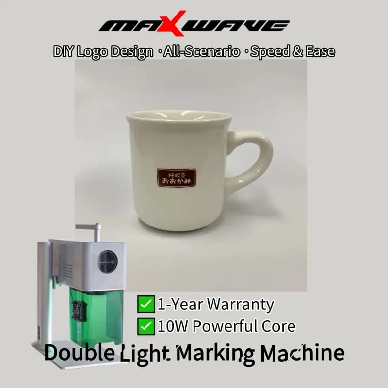 Macchina per incisore laser da tavolo 2 in 1 portatile doppia luce 2W rossa 10W blu per intaglio di plastica in alluminio in acciaio inossidabile