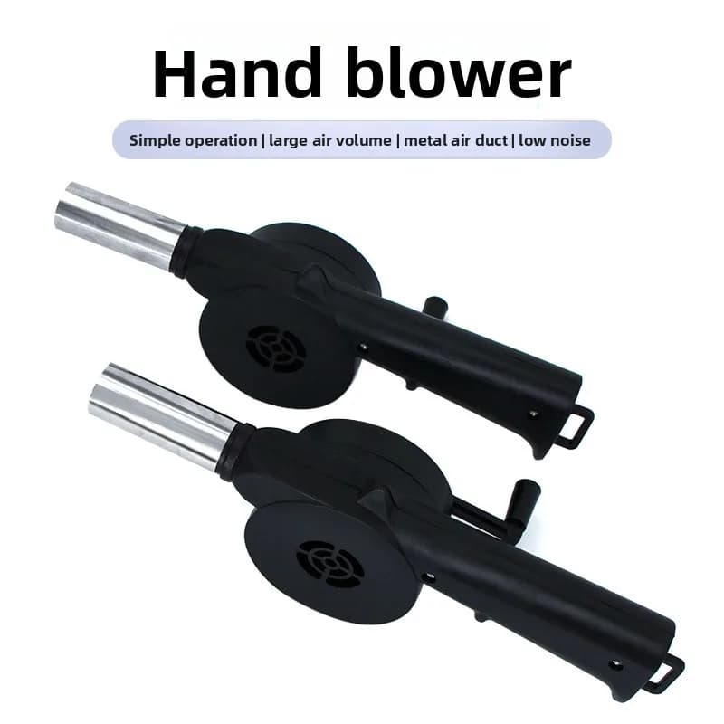 5pcs Hand Blower Manual Outdoor BBQ Hair Dryer Small Mini Tools Picnic Camping Fire Supplies Fan
