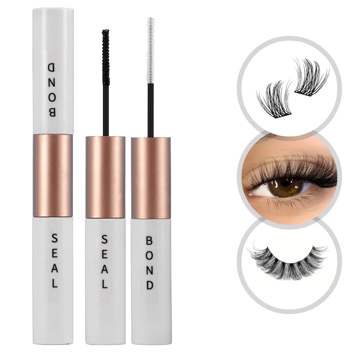 Durable non-sbiancante delicate non-irritating sensitive muscle lashes glue available fake and fast drying paste