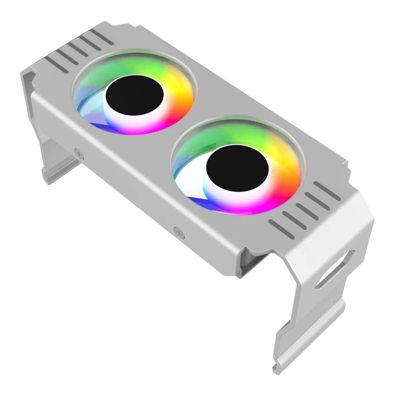 Power train D50 RAM Dissipatore di calore Doppio 5020 Ventole ARGB Memoria sincrona leggera Modulo di memoria di raffreddamento Radiatore di raffreddamento DDR3 DDR4 DDR5
