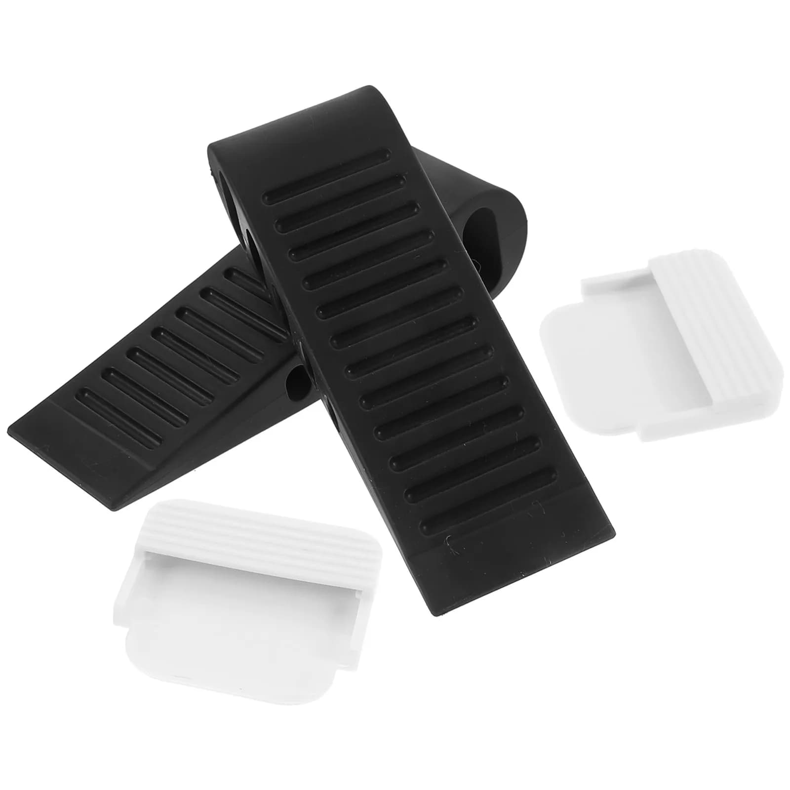 2Pcs Door Stop Stoppers Rubber Wedge Security Door Holder Protection Stopper for Doors Walls Rubber Wedge Office Accessories
