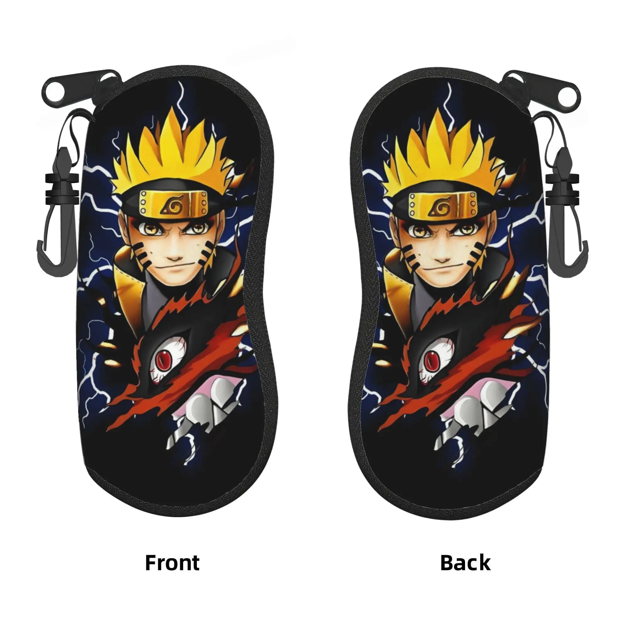 Custodia Protettiva per Occhiali Anime Giapponese N-Naruto, Custodia alla Moda per Occhiali da Sole, Serie TV Manga, Borsa per Occhiali