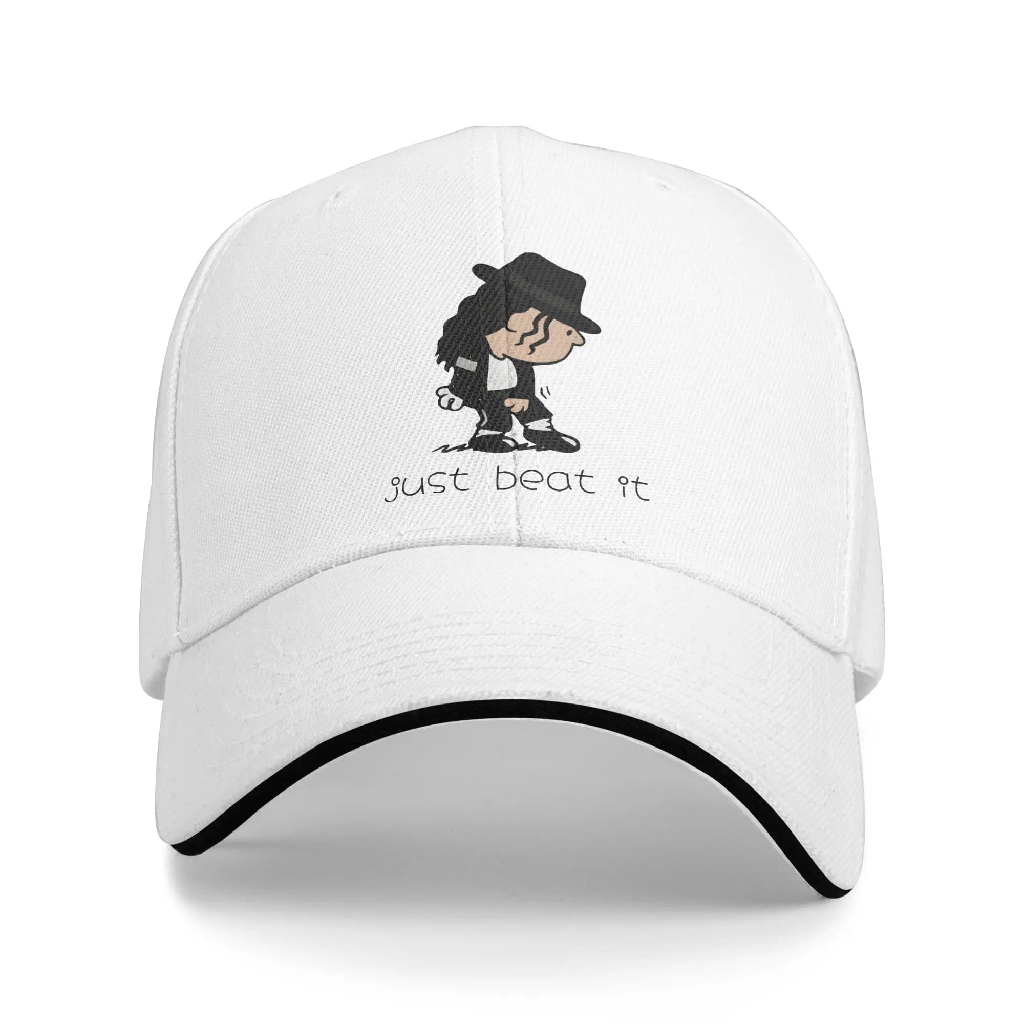 Michael MJ Casual Baseball Cap Summer Trucker Hat Sun Running Hippie Snapback Cap Unisex Men Funny Baseball Caps
