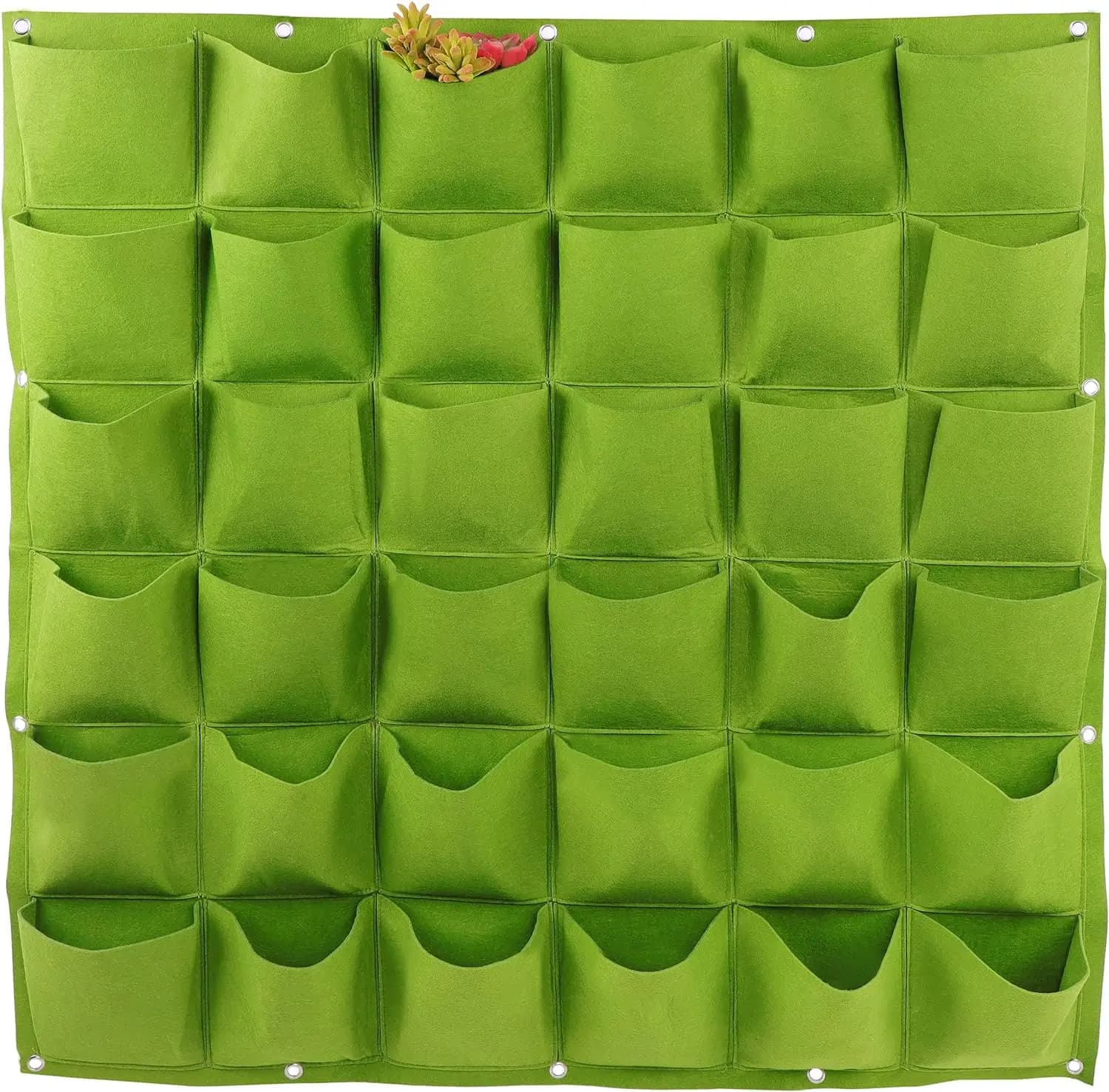 Borsa per la crescita delle piante, fioriera da parete verticale in feltro, supporto per piante da giardino sospeso per erbe e verdure per ringhiera, balcone, recinzione
