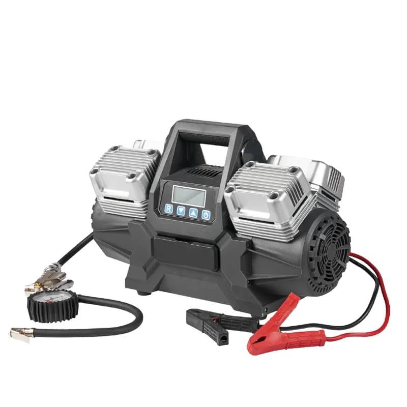Gonfiatore automatico per arresto automatico a quattro cilindri per compressore per pneumatici per auto a gonfiaggio rapido 12V per SUV. MPV. Camion. Moto