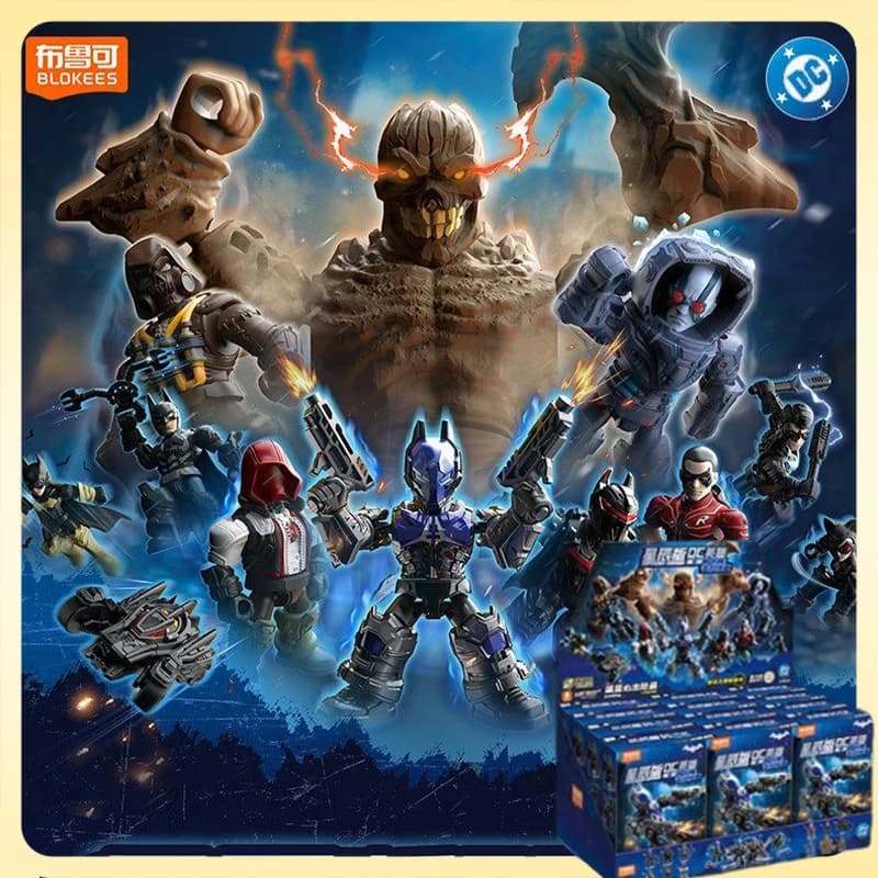 NEW Blokees Defender Version Vol.3 Arkham Chaos Prologue Series Blind Box Batman Catwoma Action Figures Model Collect Toys Gifts